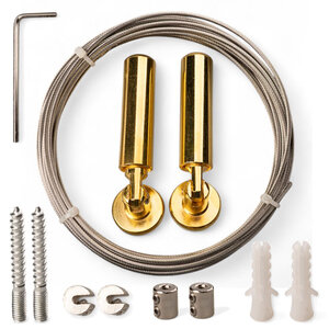 Technx Kabelpaket für Vorhänge Gold