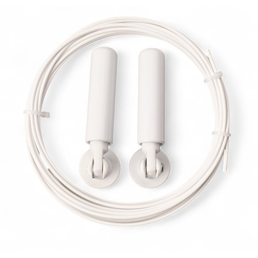 Aufhängesystem für Stahlseilvorhänge Weiß