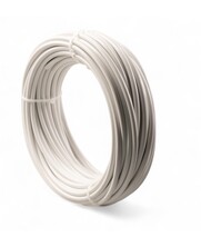 stainless Wasline white pvc coated 3/5 mm x 20 meter
