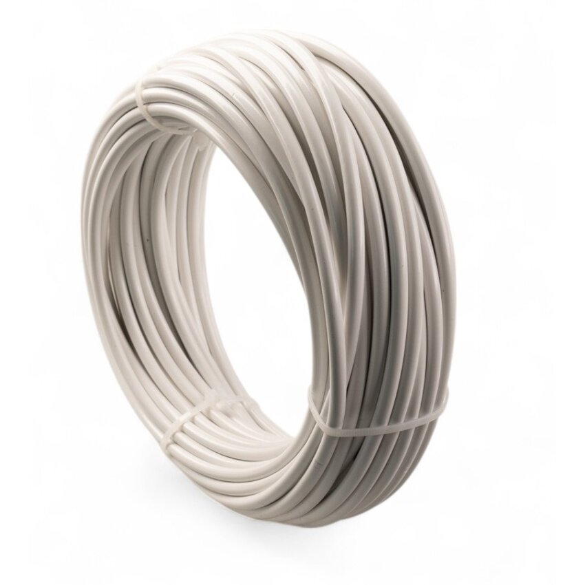 Edelstahl Wäscheleine weiß PVC beschichtet 3/5 mm x 20 Meter
