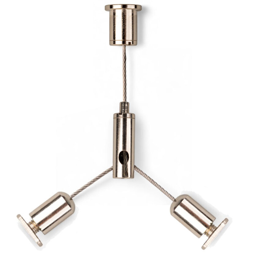 Adjustable suspension system for infra red panels.