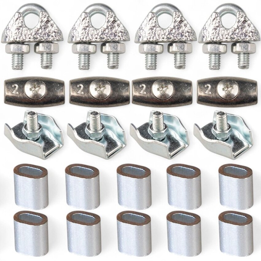 Wire rope clips Package