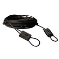 Zip Clip Schwarzes Stahlseil 1.2mmx10m mit 2 Kabelgreifern