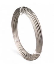 Stahlseil gebündelt, Edelstahl, 1 mm, 20 m