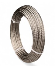 Edelstahl-Drahtseil Bündel V4A 316 | 3 mm stark | 10 Meter | 7x7 | Innen & Außen