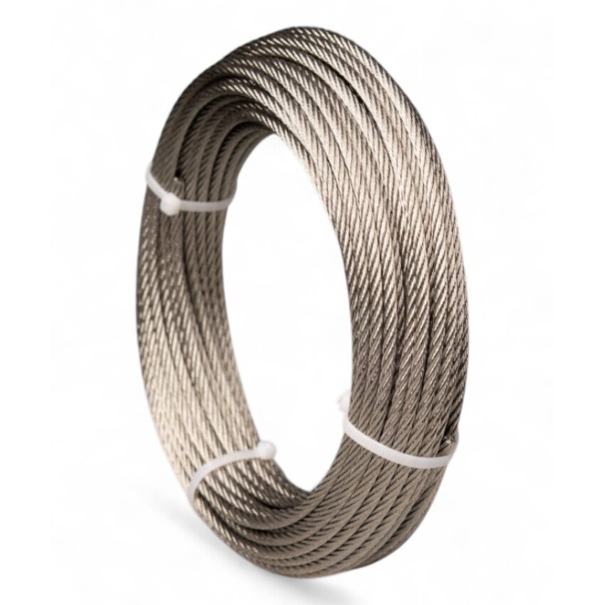 Bundled Stainless Steel Cable, 5mm, 20m
