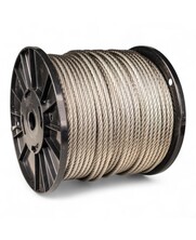 3 mm roestvaststaal Staalkabel  500 meter 7x19 Megarol