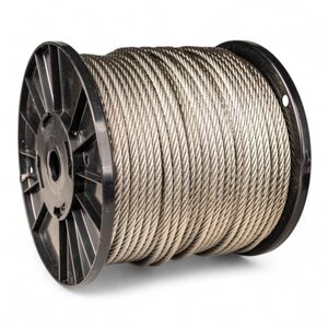 Edelstahl Drahtseil 3 mm  7x19 - 500 meter