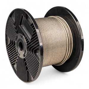 Edelstahl Drahtseil 3/4 mm ummantelt 100 meter