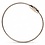 Stainless Wire rope 250 mm 'bracelet' steel wire key ring