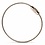 Stainless Wirerope 450 mm 'bracelet' steel wire key ring