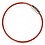 Staaldraad 150 mm 'armband' Staaldraad sleutelring Rood