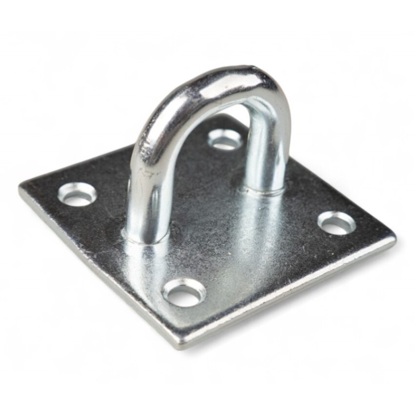 Verzinkte Ösenplatte quadratisch  5mm | 40x40mm