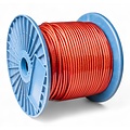 Staalkabel 3/5 mm PVC 100 meter Rood Transparant