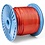 Wire Ropes 3/5 mm pvc 100 meter Red  Transparant