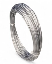 Stahldraht PVC gebündelt, 1/2 mm 20m