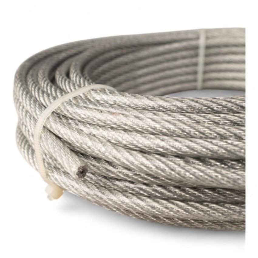 PVC Steel Cable bundled, 20 meters, 2-3mm