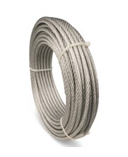 PVC Coated Steel Cable 4–5 mm – 20 m Roll – Flexible