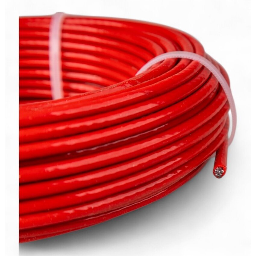 Staalkabels 3/4 mm pvc 20 meter rood