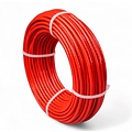Staalkabel 3/4 mm PVC 20 meter Rood