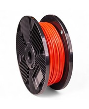 Geplastificeerde staalkabel met een diameter van 3/4 mm in rood, verkrijgbaar op een rol van 500 meter