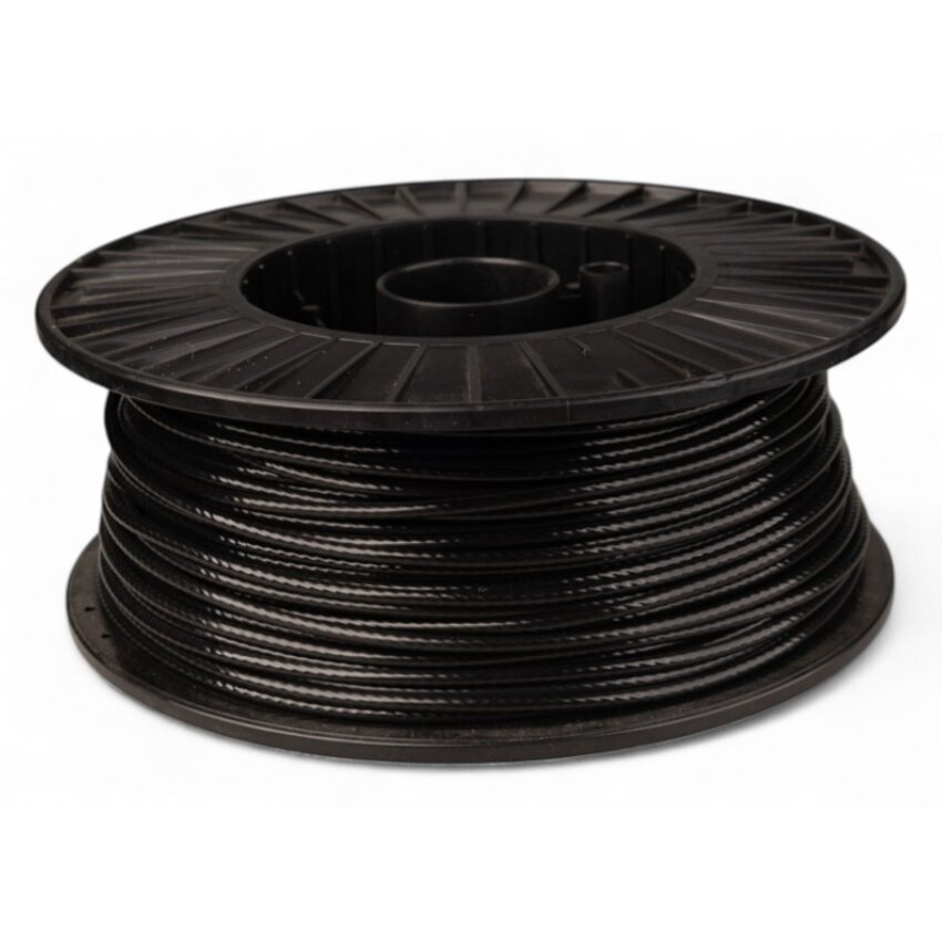 Fitness Staalkabel 6mm 20 meter zwart