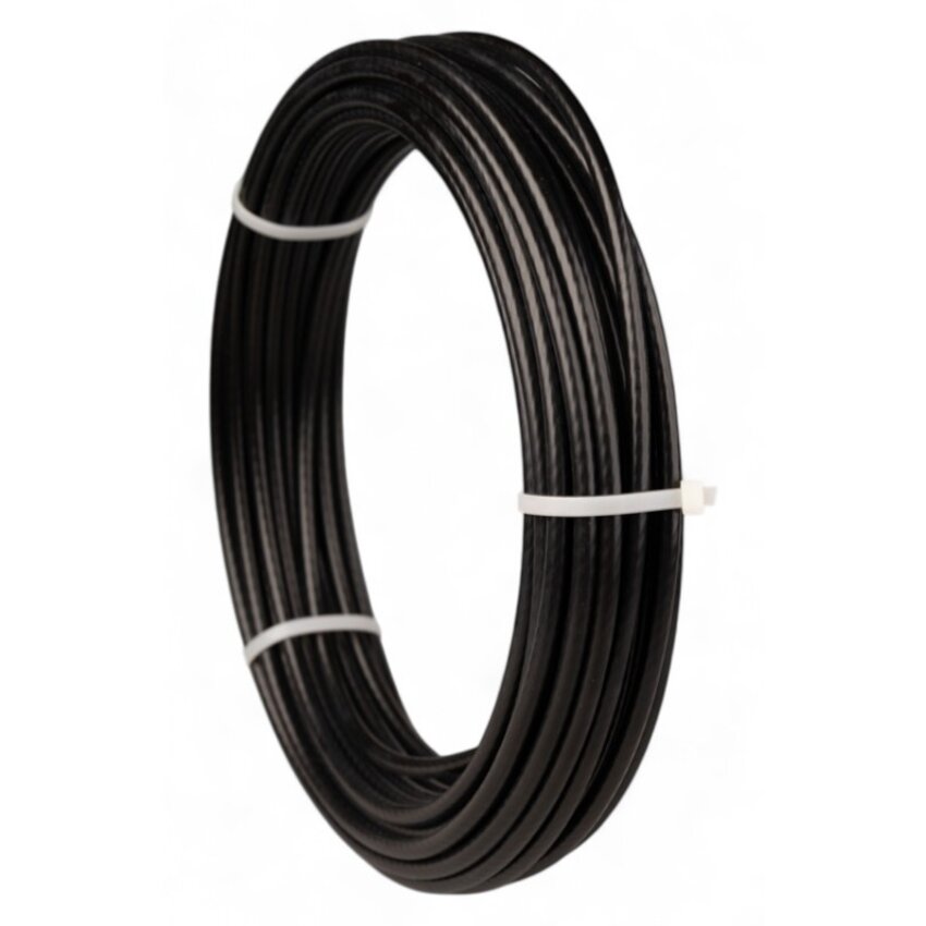 Fitness Staalkabel 5,5mm 10 meter zwart