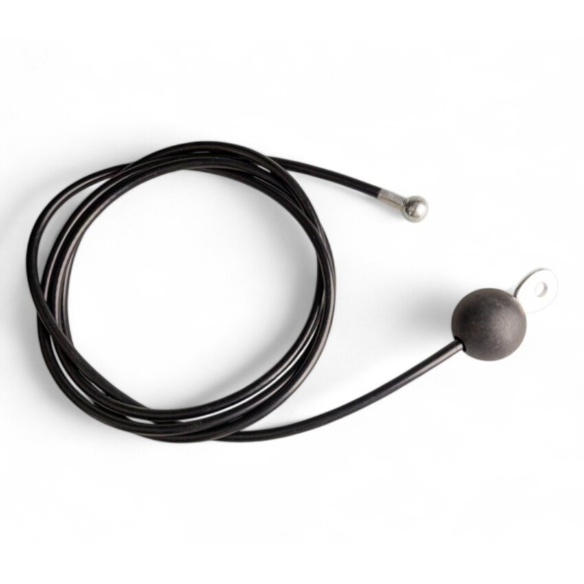 Fitness Stahlseil 4/6mm mit Endkugel und Zugöse und Kugelstopper