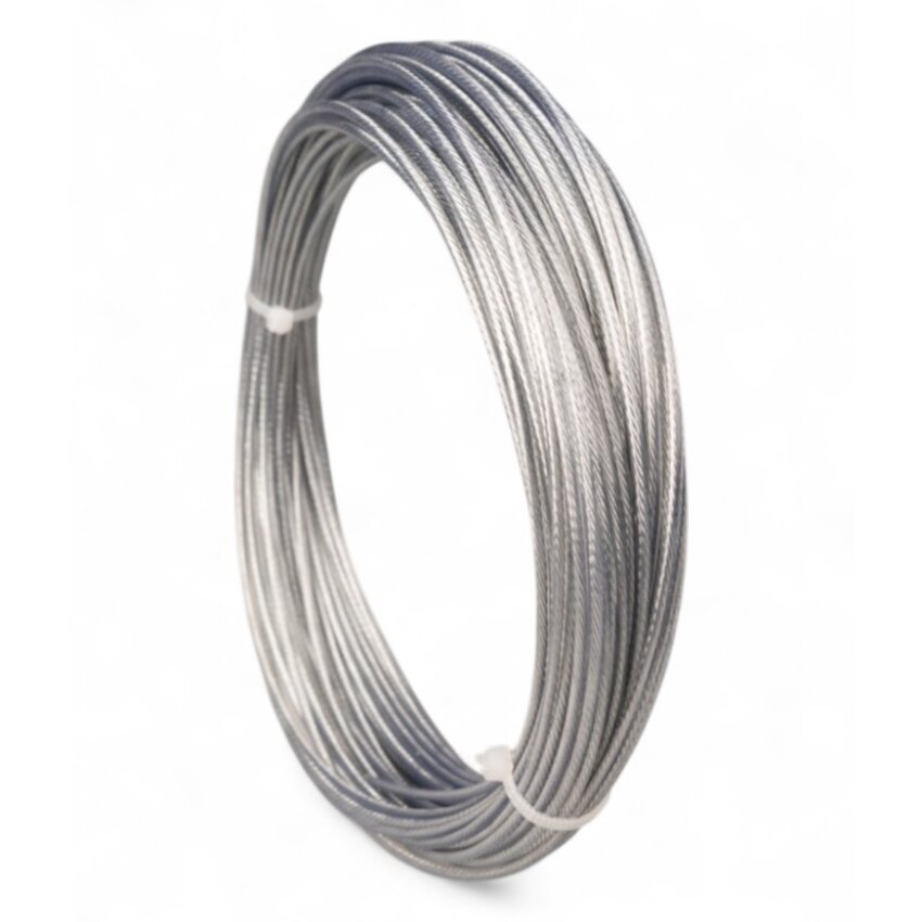 Drahtseill Pvc 10 meter 1-2mm