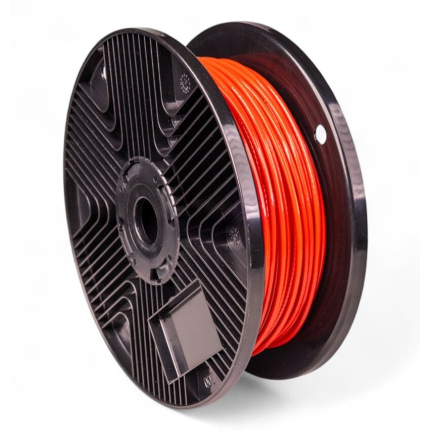 Staalkabel 2/3mm rood 1000m geplastificeerd Megarol