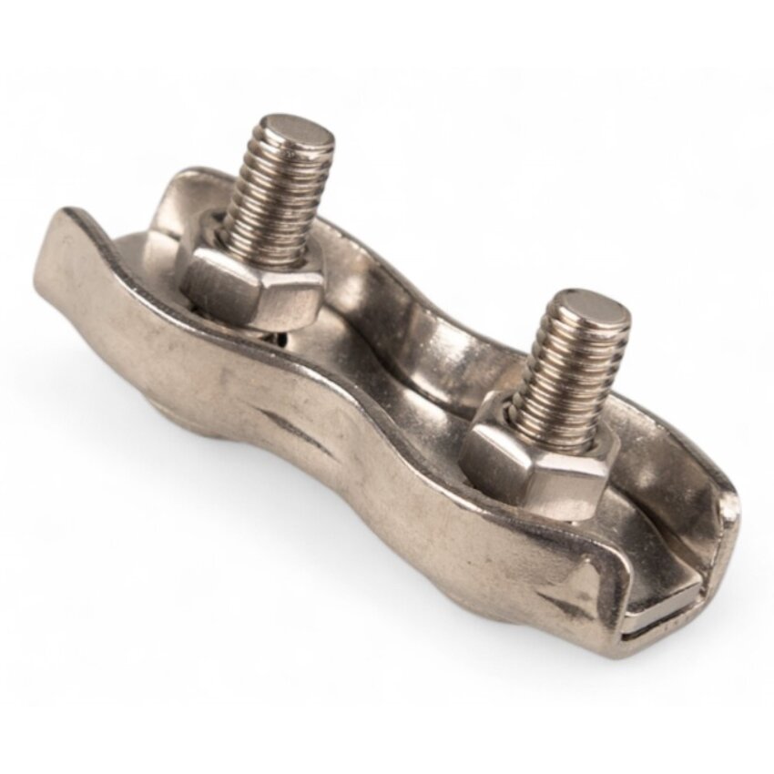 Rvs Duplexklemmen 5mm