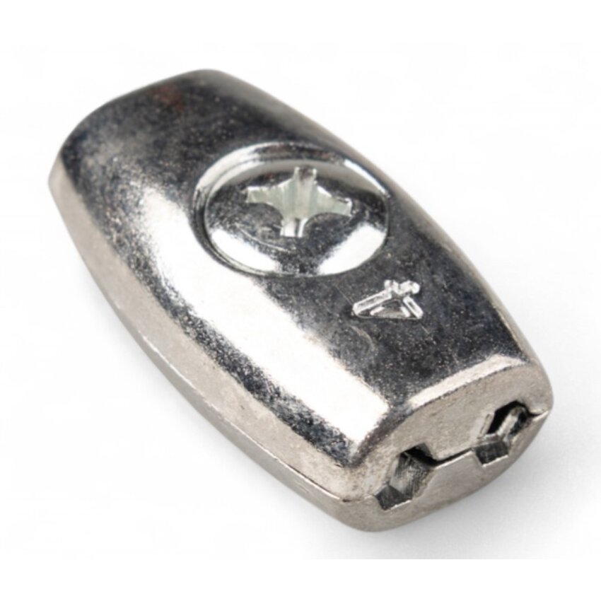 Egg shape wire clamps 4mm