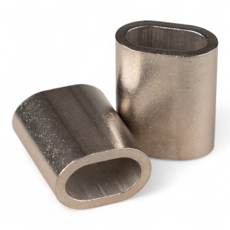SKIR'CO (Pack van 10 stuks) Versterkte slangklemmen 52-55 mm, gegalvaniseerd staal, verstelbare buis- en buisklem (10 stuks, met magnetische zeskantstuurbeetje
