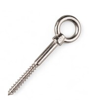 Screw Eye 6x60 Stainless Steel 316 with Wood Thread – corrosion resistant for outdoor use and garden structures