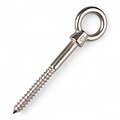 Stainless screw-eye 8x80