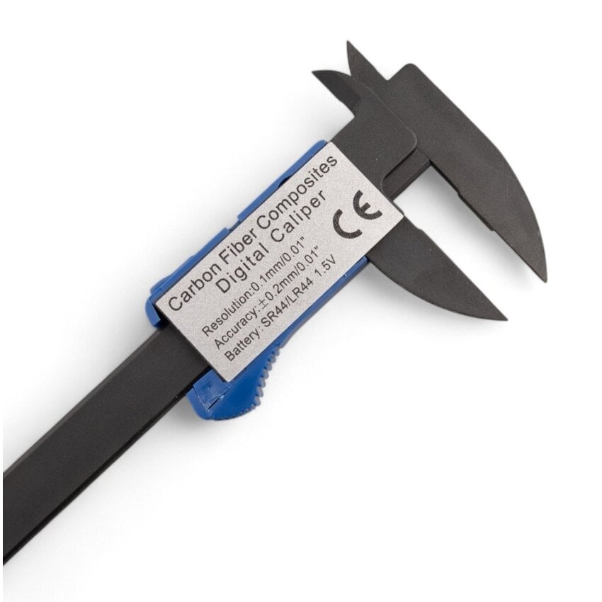 Digital Carbon Caliper 150 mm – Includes Free 3-Metre Tape Measure