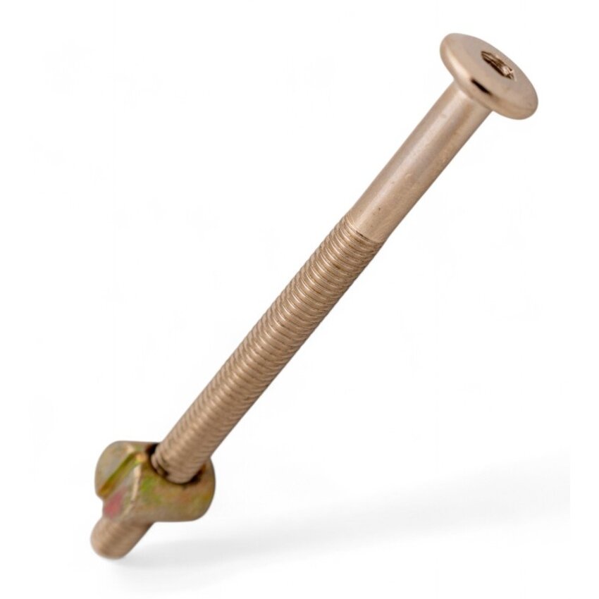 galvanised connecting bolt and nut M6x80