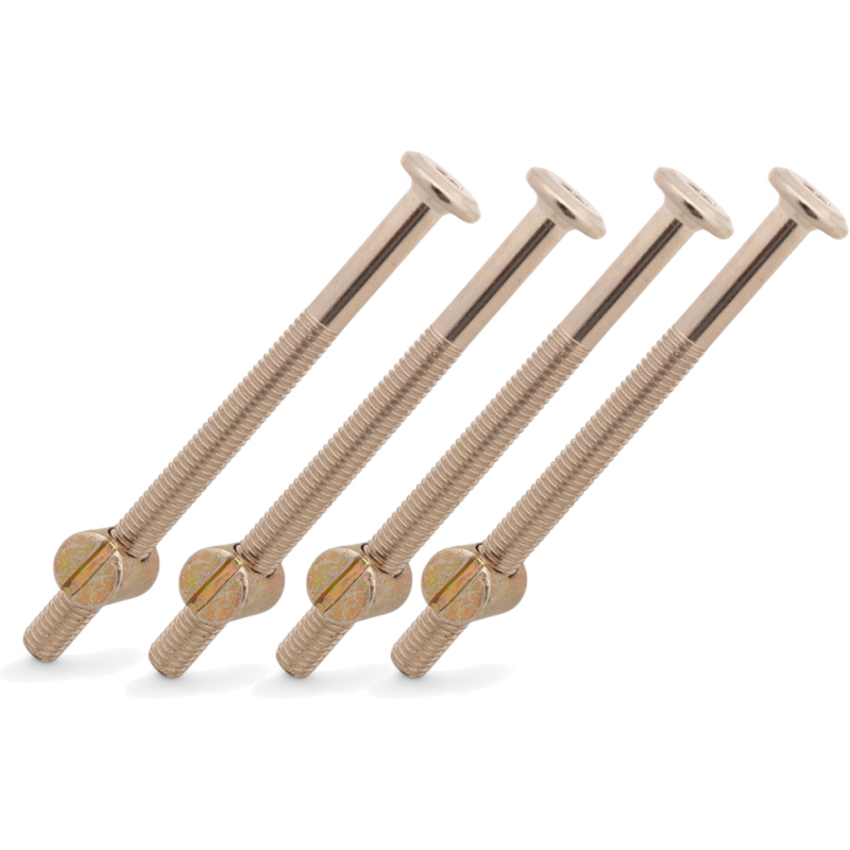 galvanised connecting bolt and nut M6x80