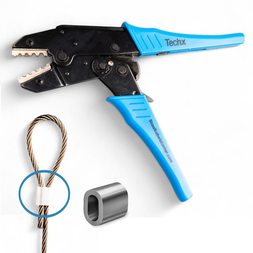 Perstangen voor staalkabel Krachtoverbrenging