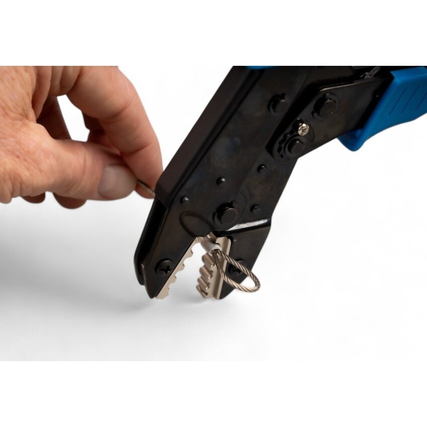 Crimping tools for wirerope and wirecutter in 1 Package