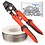 Package of Thin Steel Cable and Wire Clamps Stainless Steel 100m Plus Crimping Tool/Wire Cutter