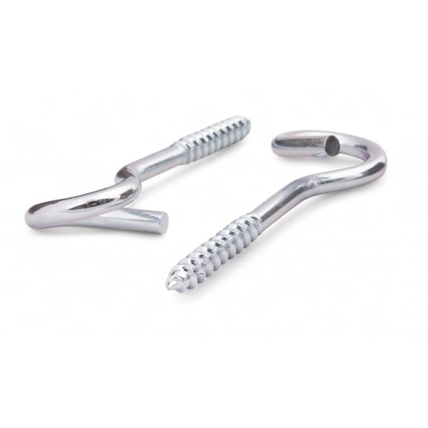 Swing hook set with curl 10x125mm 2 pcs