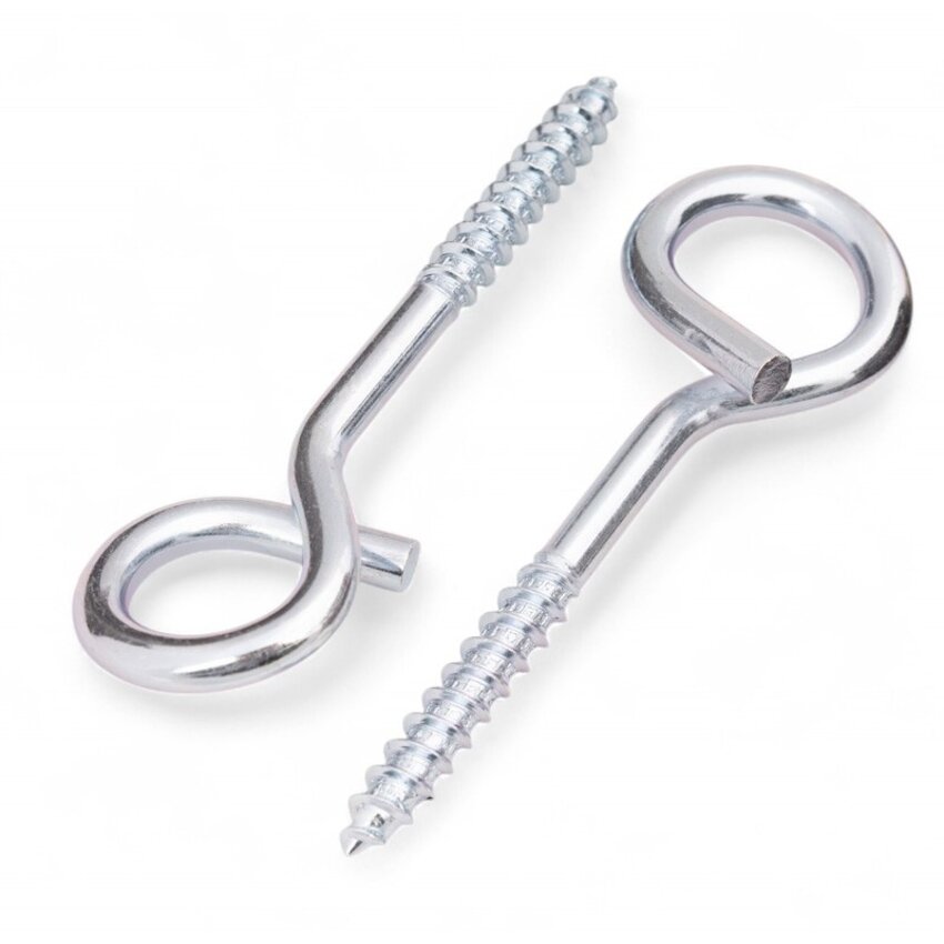Swing hook set with curl 10x125mm 2 pcs