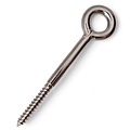 stainless screw-eye woodthread 8x130
