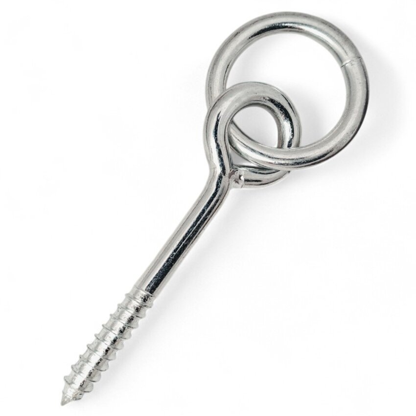 Schroefoog met houtdraad 10cm