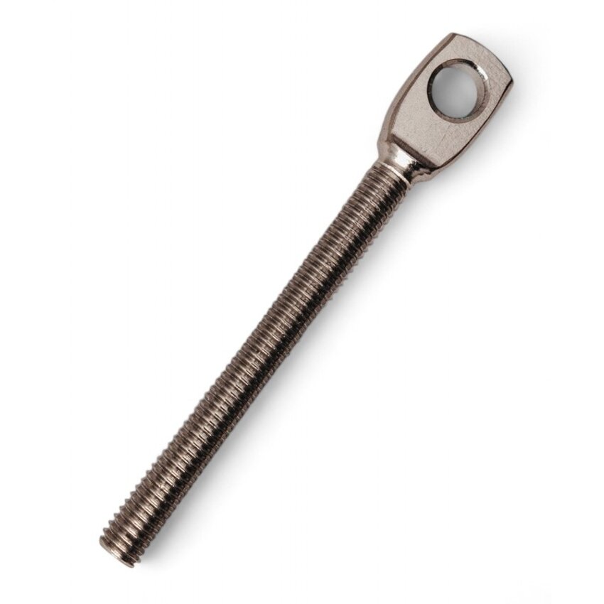 stainless screw-eye Plat right  metric