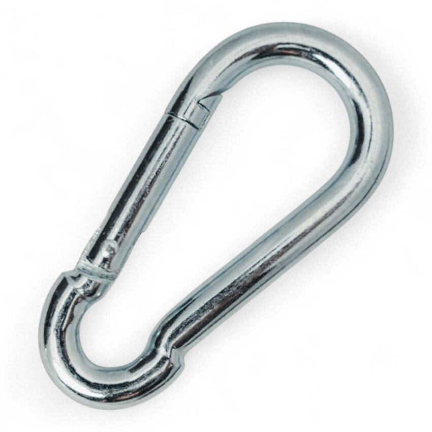 Karabijnhaak 14x180 mm Verzinkt DIN 5299 C – Extra Sterke Festonhaak voor Zware Bevestigingstoepassingen