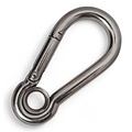 Snap Hook stainless 8x80 with eye