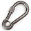 stainless Snaphooks  with eye and screw 6x60