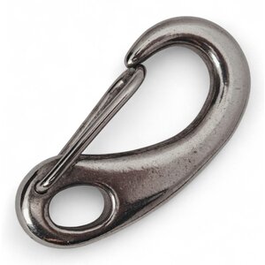 stainless Snap Hook with springclip 50mm